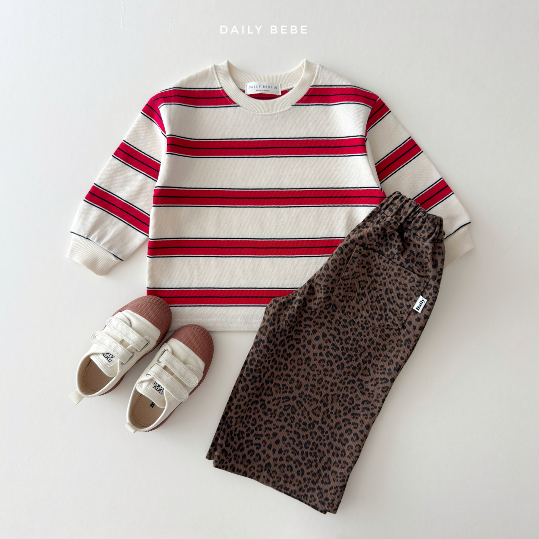 韓國童裝 26秋| DD45 Leopard Pants 長褲