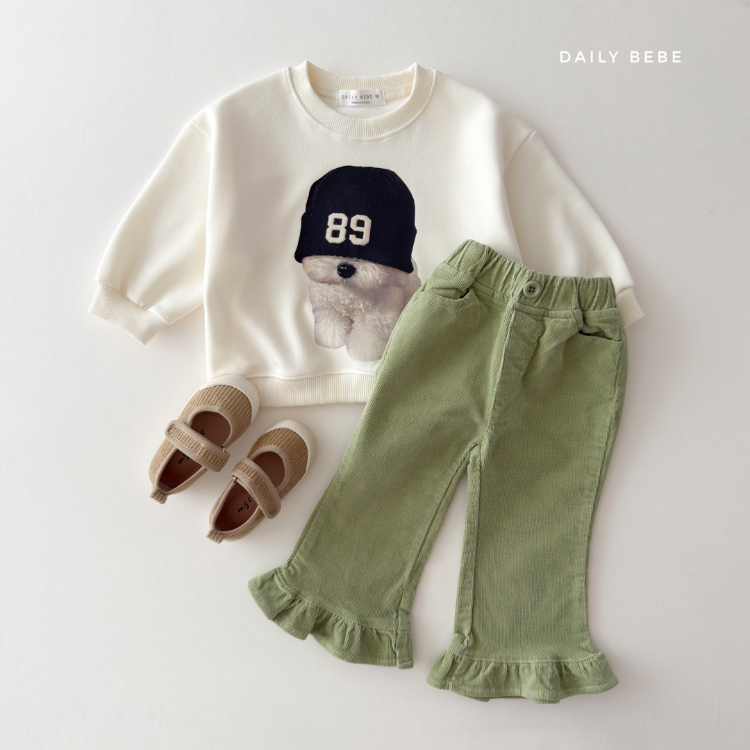 韓國童裝 26秋| DD44 Corduroy Bootcut Pants 長褲
