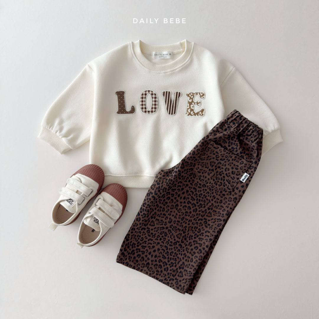 韓國童裝 26秋| DD45 Leopard Pants 長褲