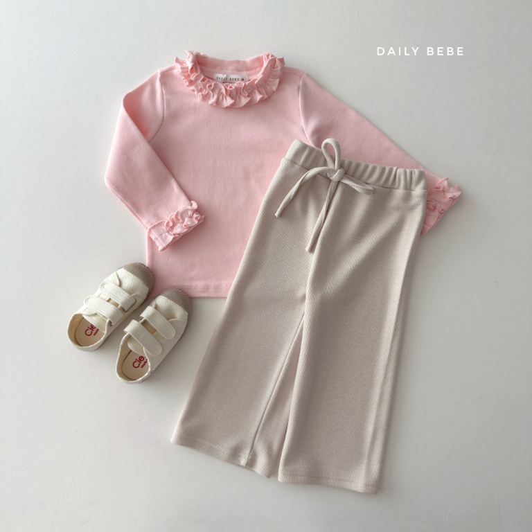 韓國童裝 26秋| DD26 Frill Sharrr Tee 上衣