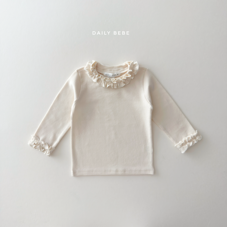 韓國童裝 26秋| DD26 Frill Sharrr Tee 上衣