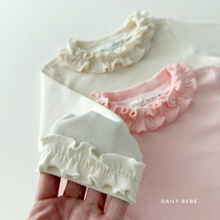 韓國童裝 26秋| DD26 Frill Sharrr Tee 上衣