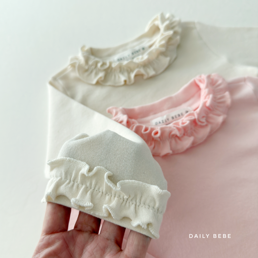 韓國童裝 26秋| DD26 Frill Sharrr Tee 上衣