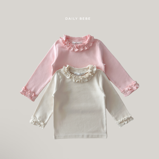 韓國童裝 26秋| DD26 Frill Sharrr Tee 上衣