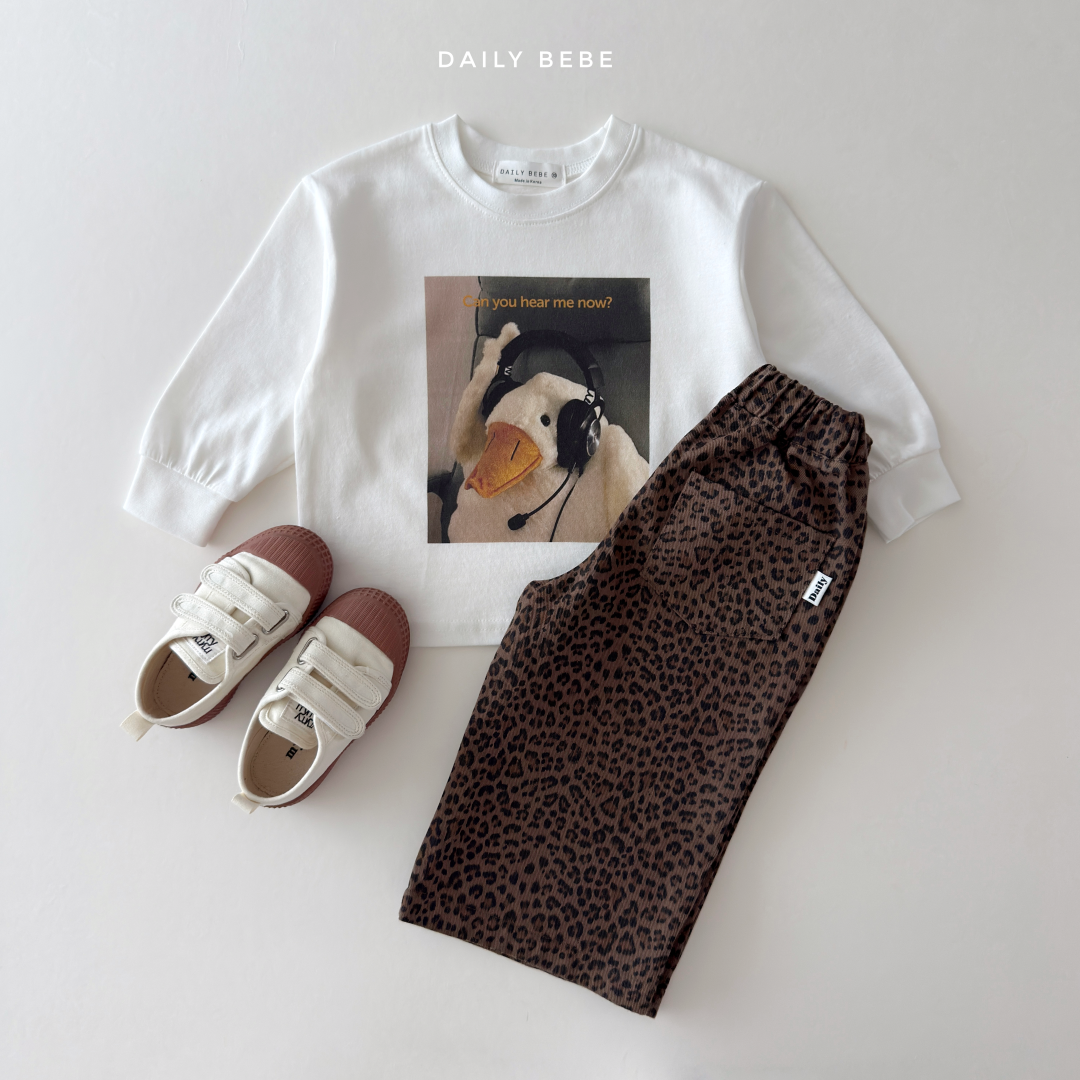 韓國童裝 26秋| DD45 Leopard Pants 長褲