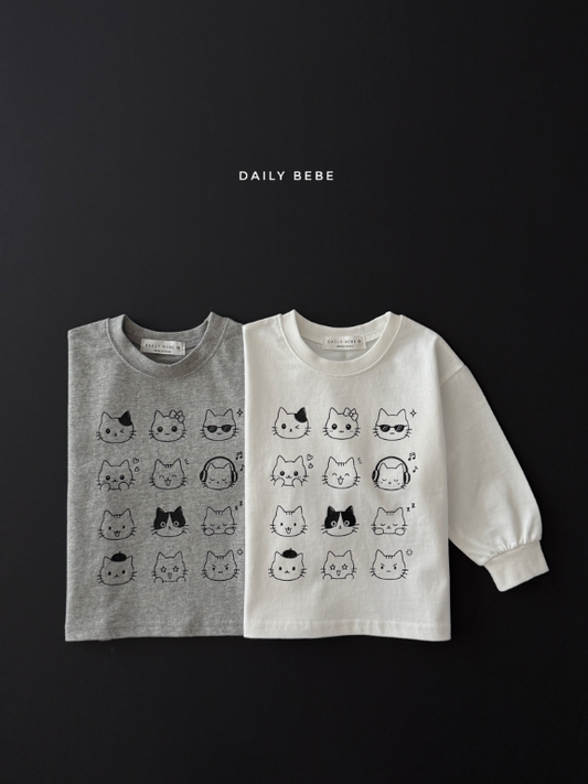 韓國童裝 26秋| DD17 Emoticon Tee 上衣