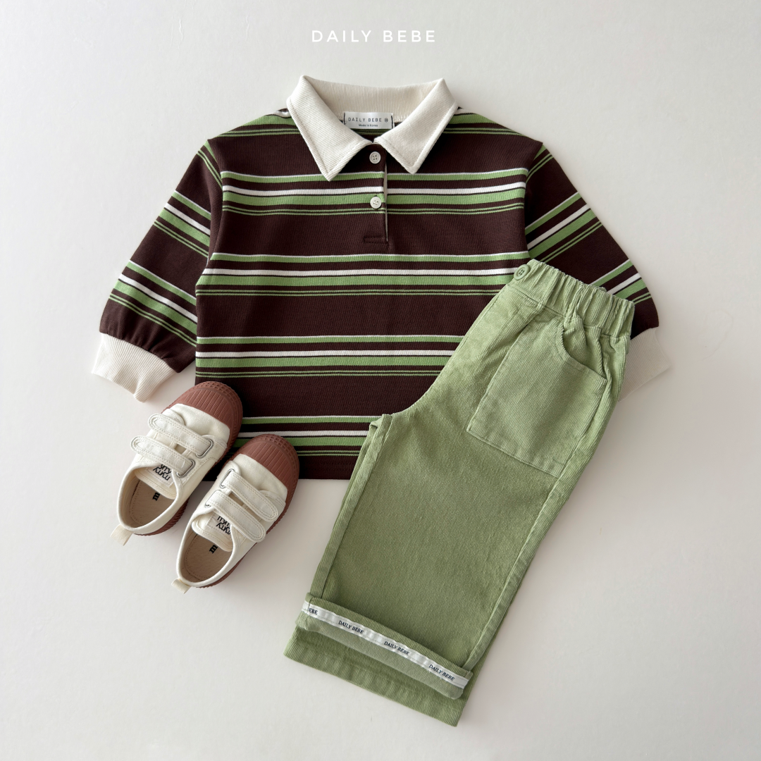 韓國童裝 26秋| DD46 Corduroy Wide Pants 長褲