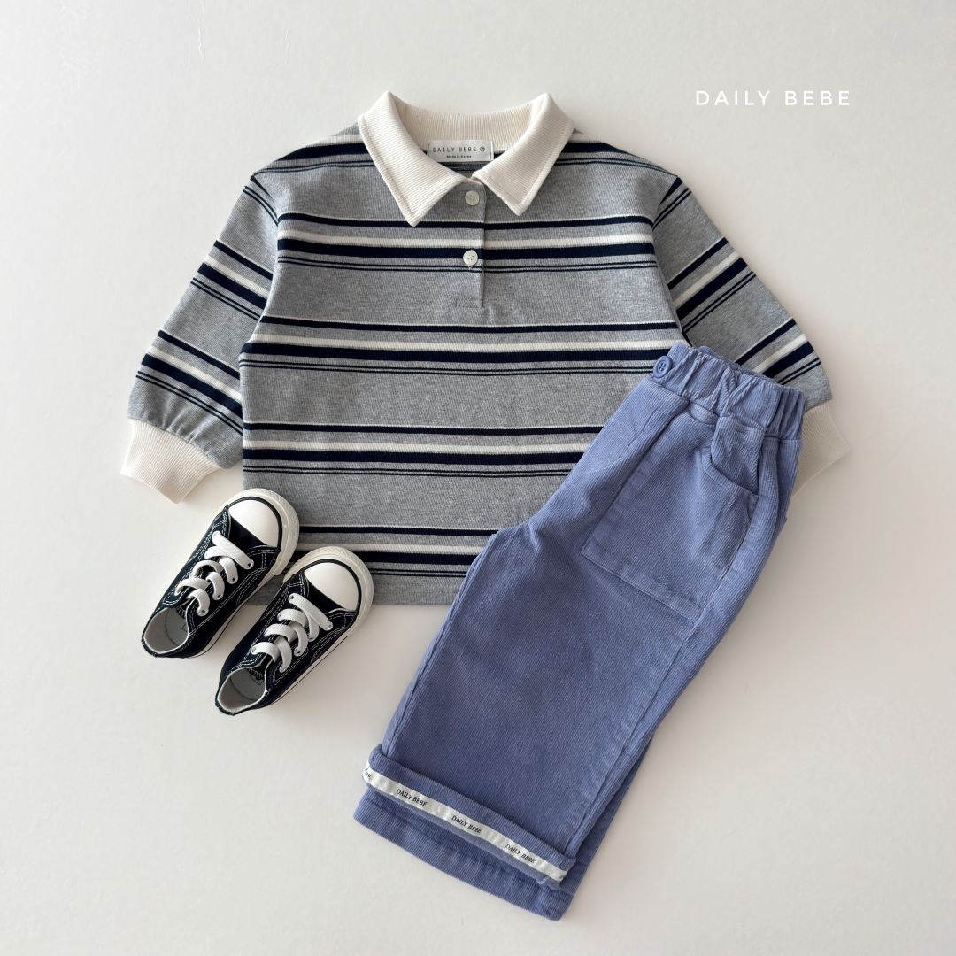 韓國童裝 26秋| DD46 Corduroy Wide Pants 長褲