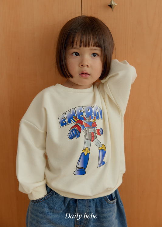 韓國童裝 26秋| DD28 Robot Sweatshirt 衛衣