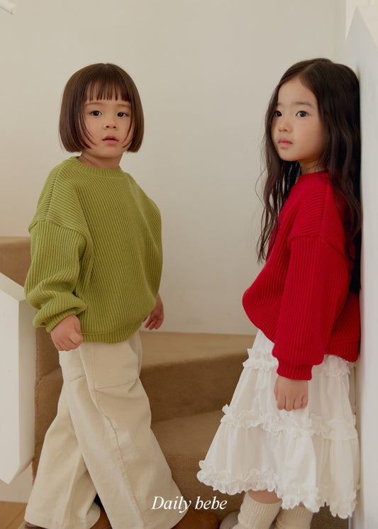 韓國童裝 26秋| DD46 Corduroy Wide Pants 長褲