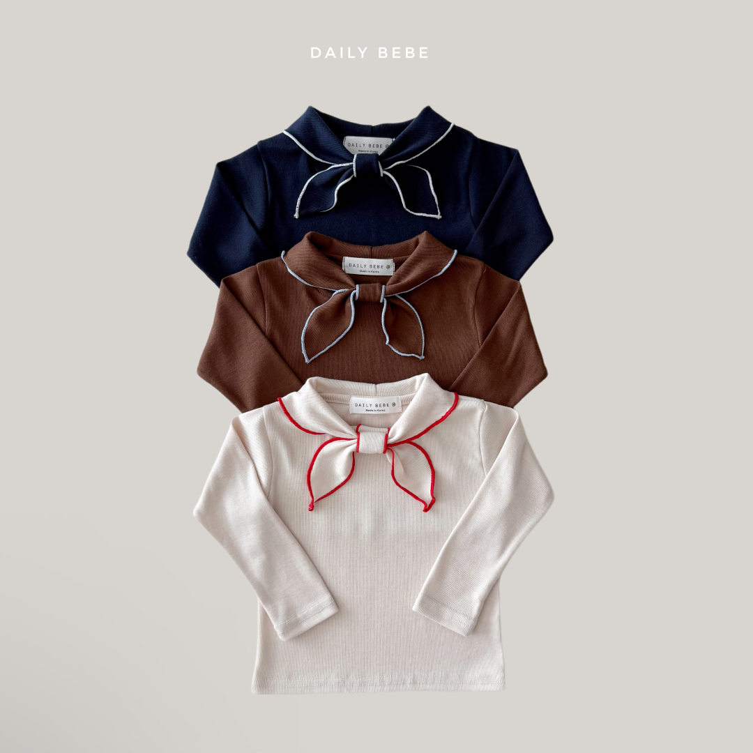 韓國童裝 26秋| DD18 Scarf Tee 上衣