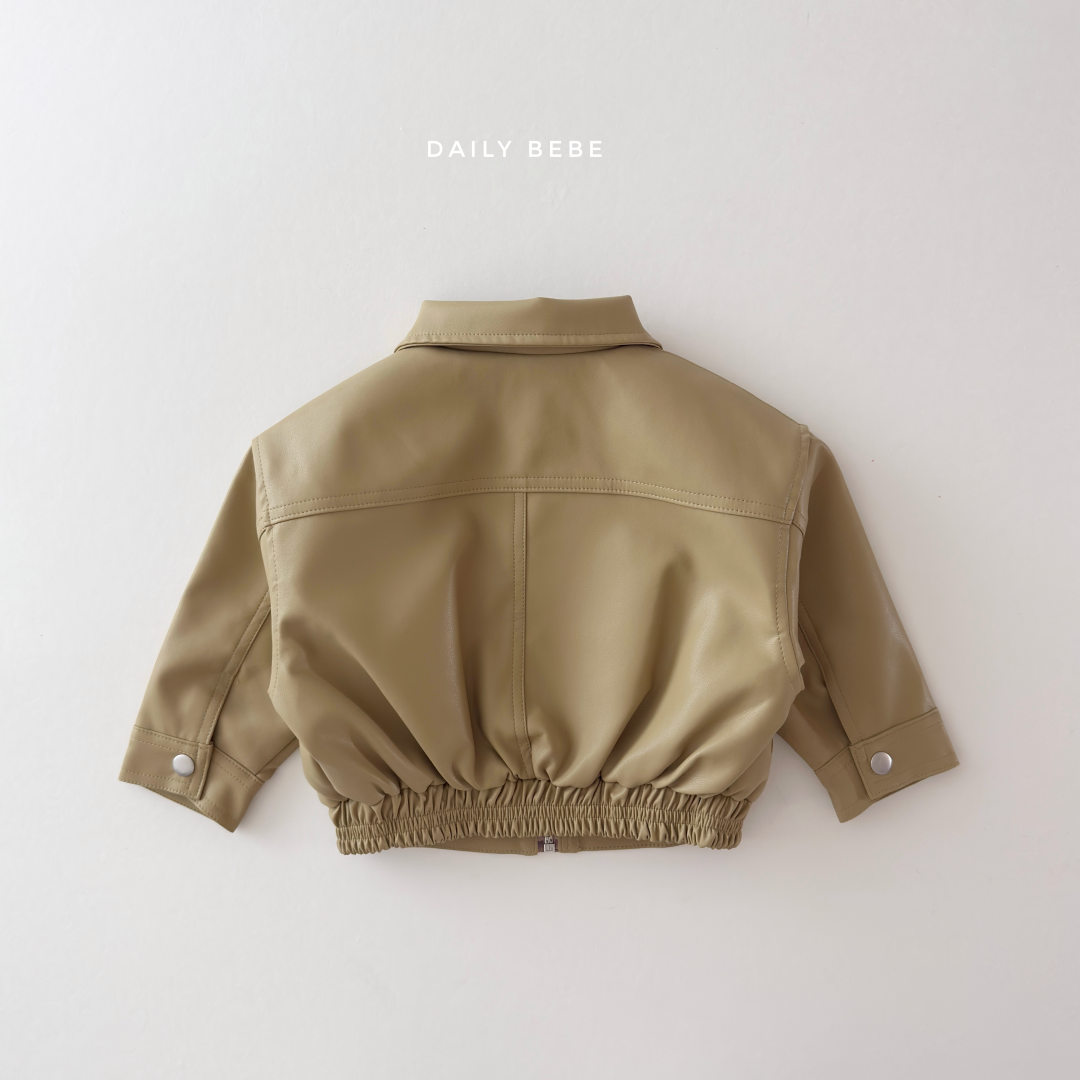 韓國童裝 26秋| DD09 Leather Jacket 外套