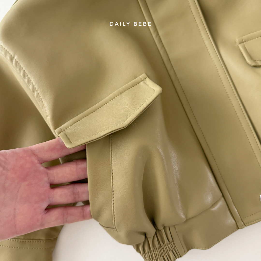 韓國童裝 26秋| DD09 Leather Jacket 外套