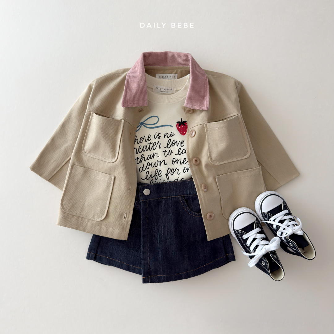 韓國童裝 26秋| DD07 Work Jacket 外套