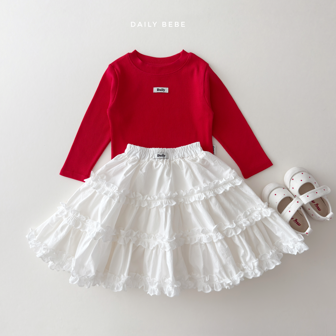 韓國童裝 26秋| DD16 DD Plain Tee 上衣