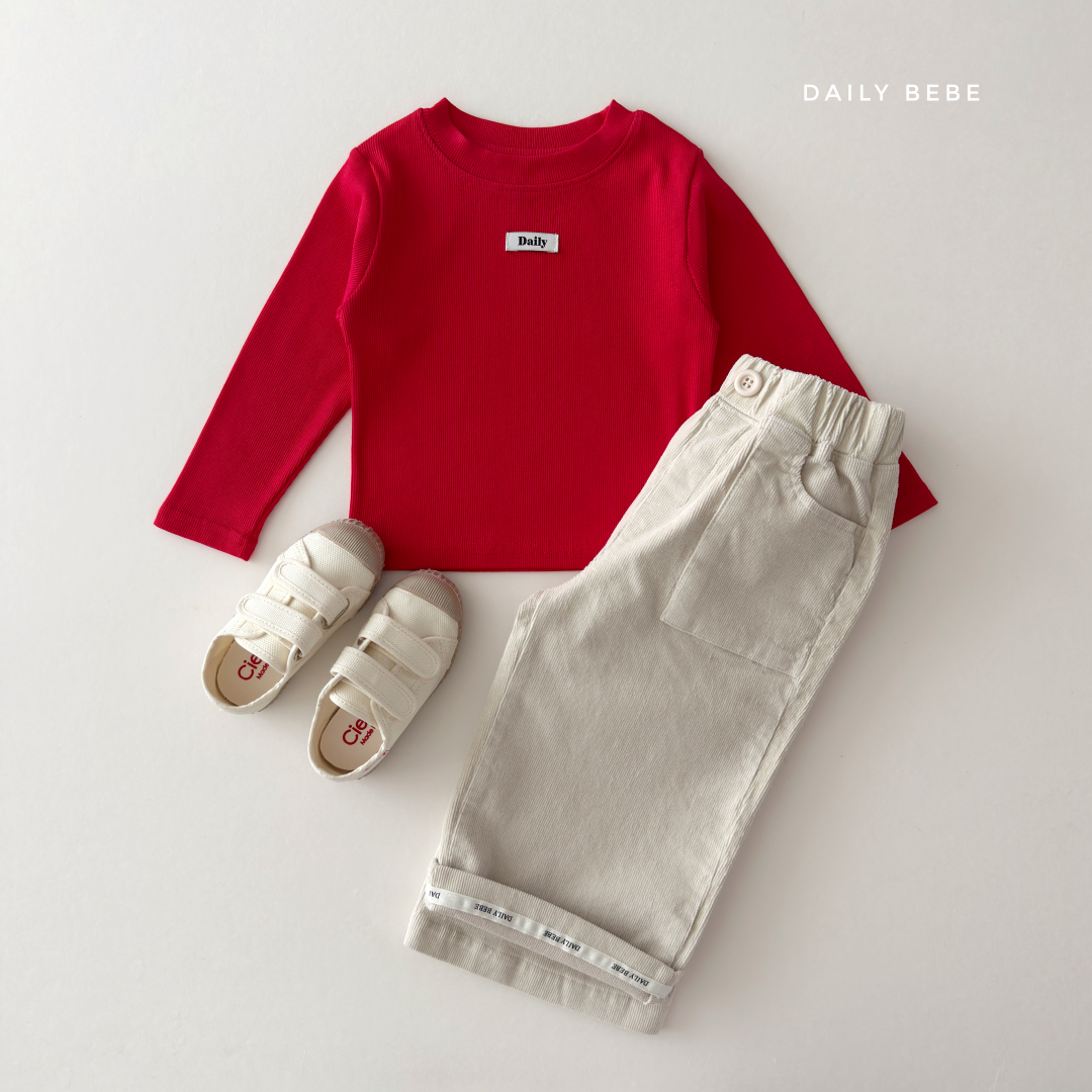 韓國童裝 26秋| DD16 DD Plain Tee 上衣