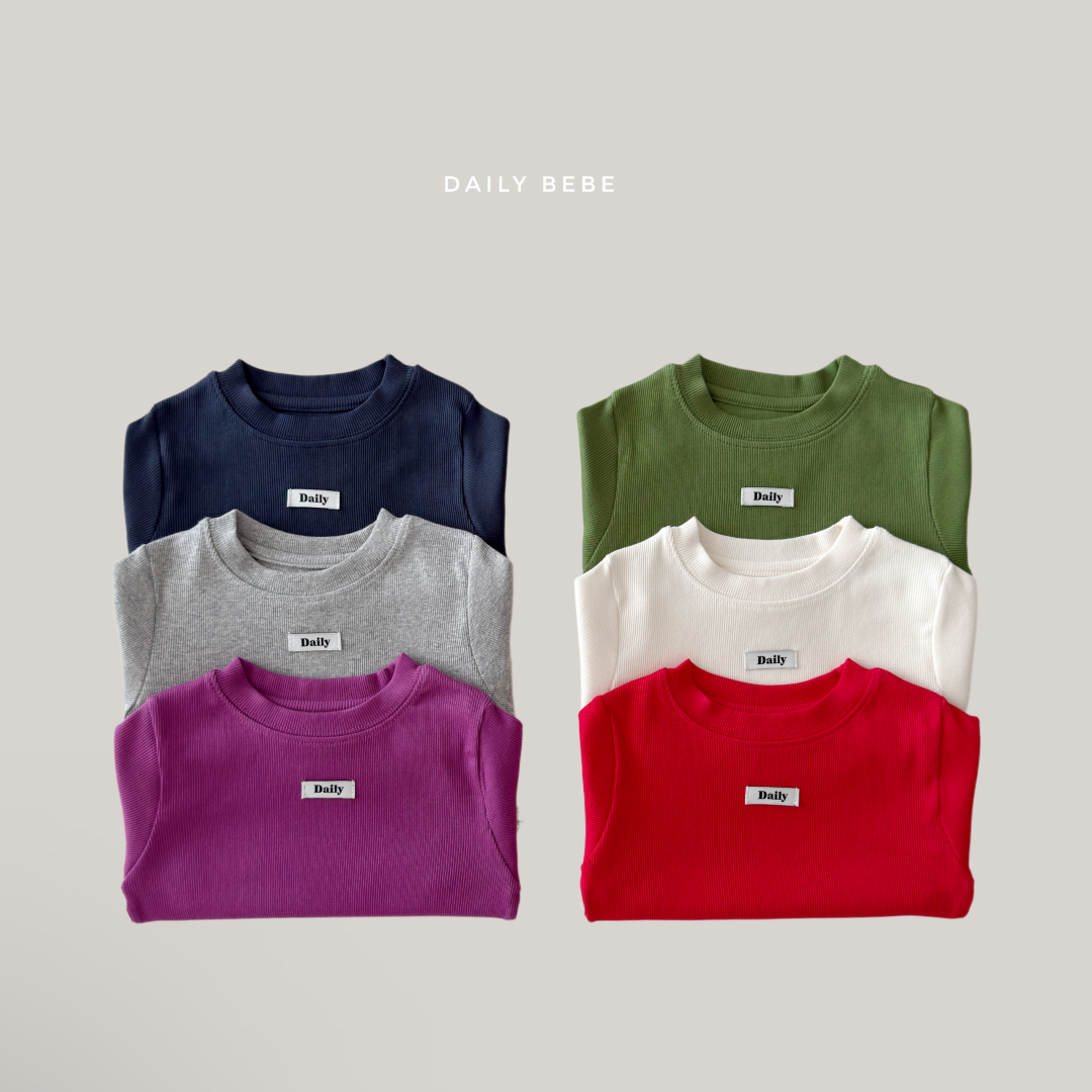 韓國童裝 26秋| DD16 DD Plain Tee 上衣