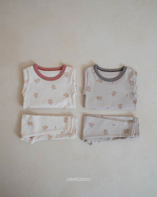 PEEKABOO 韓國正品 | PP24404 GINGERBREAD KIDS SET (XS-JL) - FLO | FLOWERKKOCH 