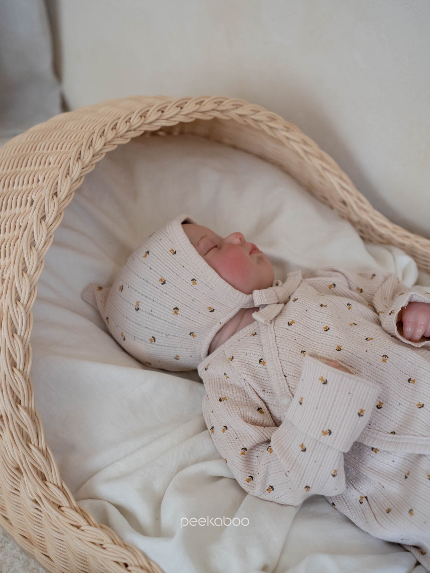 PEEKABOO 韓國正品 | PP24412 MOSS NEWBORN SET (0-3M) - FLO | FLOWERKKOCH 
