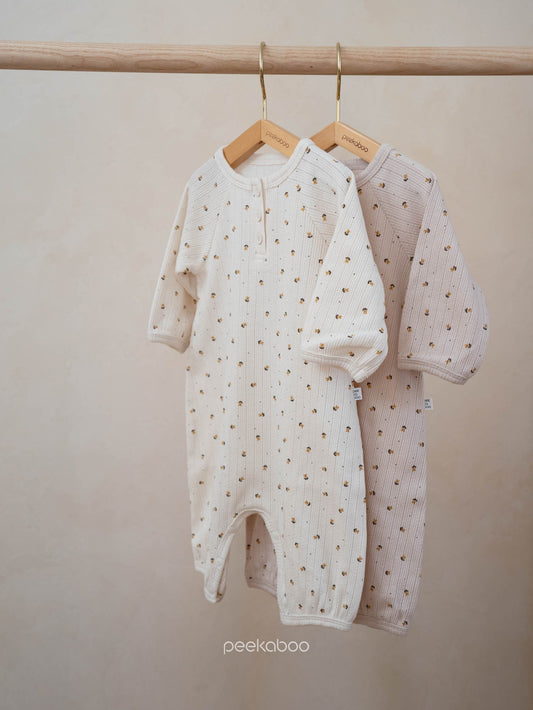 PEEKABOO 韓國正品 | PP24413 MOSS BODYSUIT (6M/12M/18M) - FLO | FLOWERKKOCH 