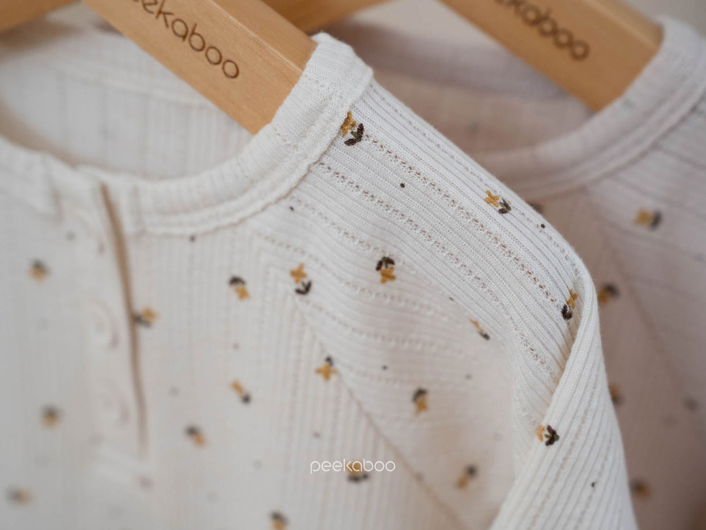 PEEKABOO 韓國正品 | PP24413 MOSS BODYSUIT (6M/12M/18M) - FLO | FLOWERKKOCH 