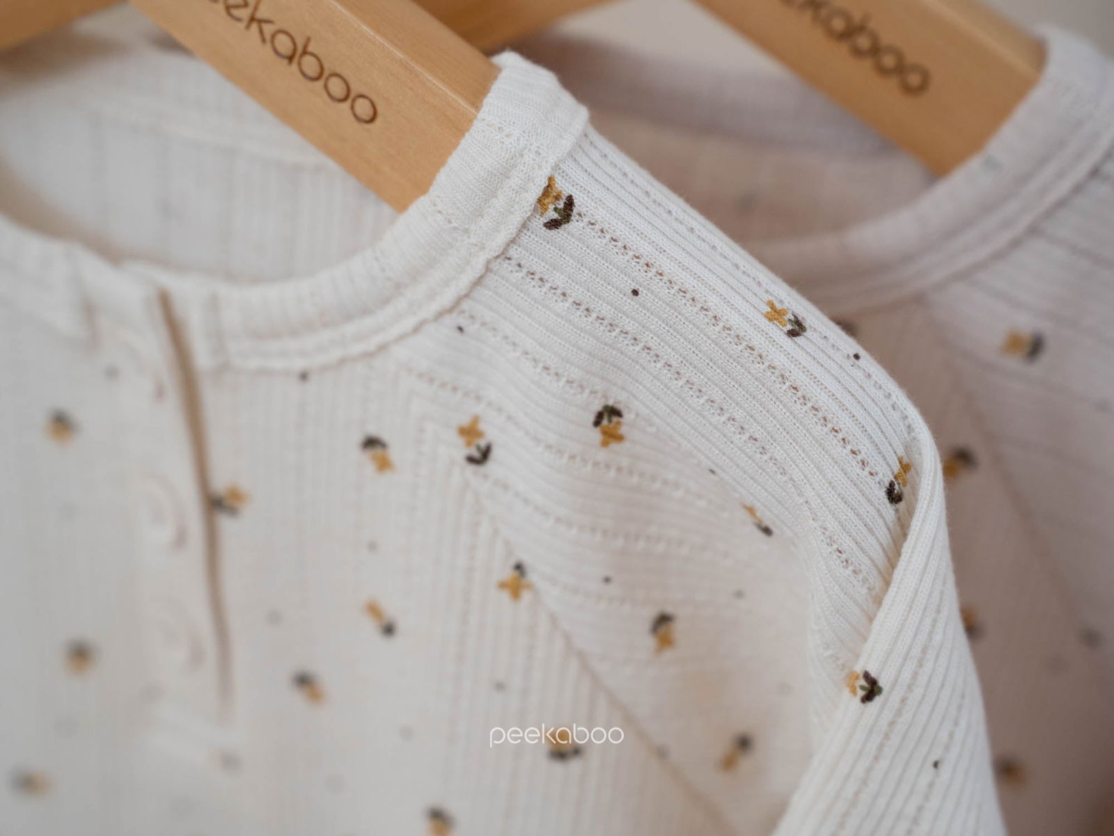 PEEKABOO 韓國正品 | PP24413 MOSS BODYSUIT (6M/12M/18M) - FLO | FLOWERKKOCH 