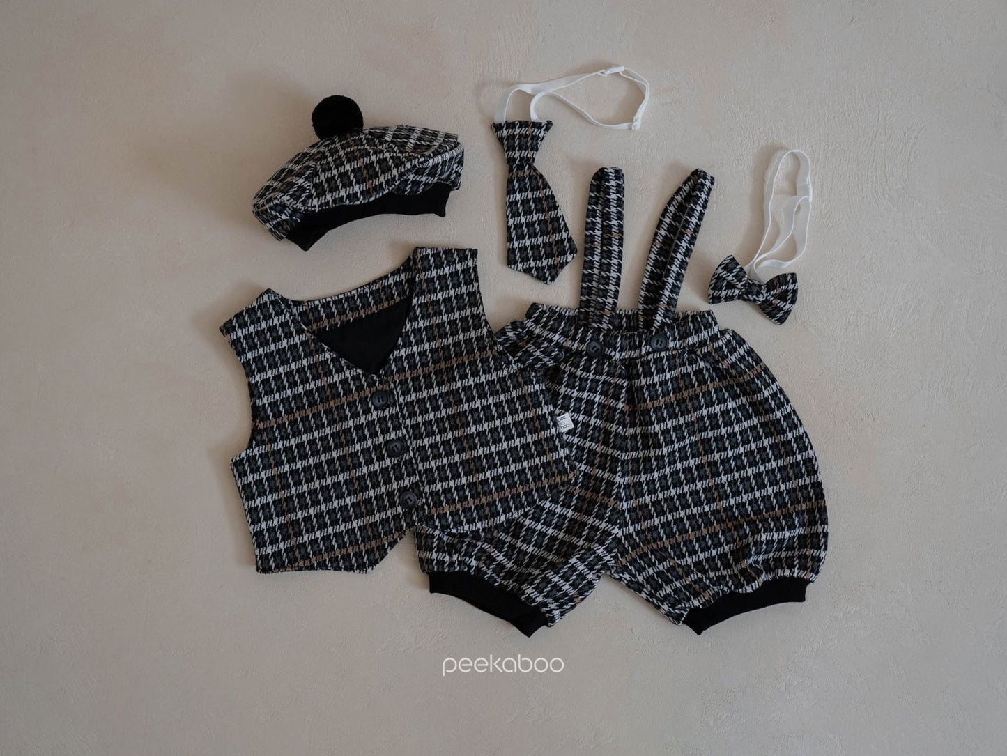 PEEKABOO 韓國正品 | PP24417 SHERLOCK SET (6M/12M/18M) - FLO | FLOWERKKOCH 