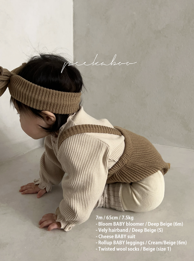 PEEKABOO 韓國正品 | PP24424 CHEESE SUIT (6M/12M/18M) - FLO | FLOWERKKOCH 
