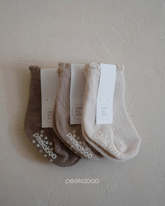 PEEKABOO 韓國正品 | PP25212 Mond Socks Set of 3