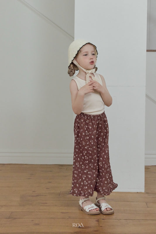 韓國童裝 26夏| RO32 Vintage Bloom Pants (90-120cm)