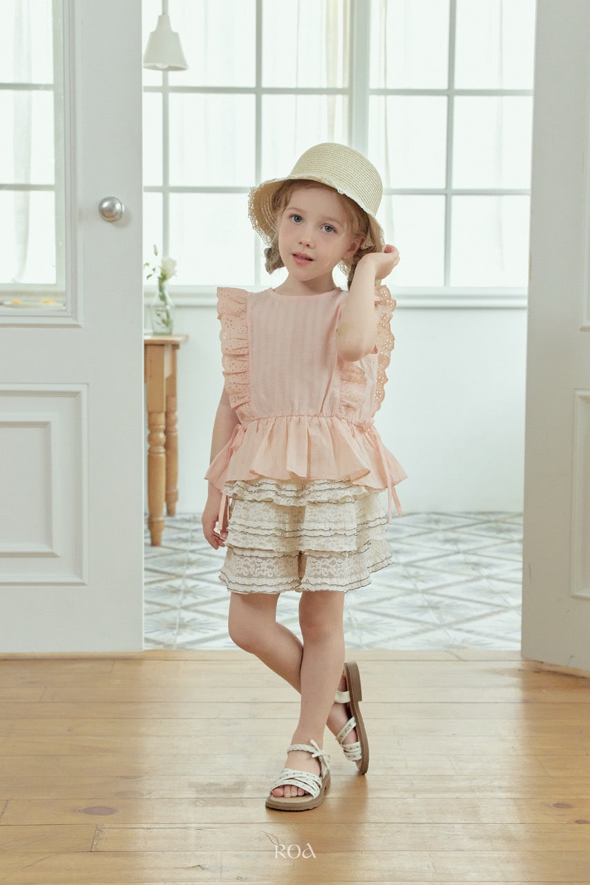韓國童裝 26夏| RO18 Shabang Wing Blouse (90-120cm)