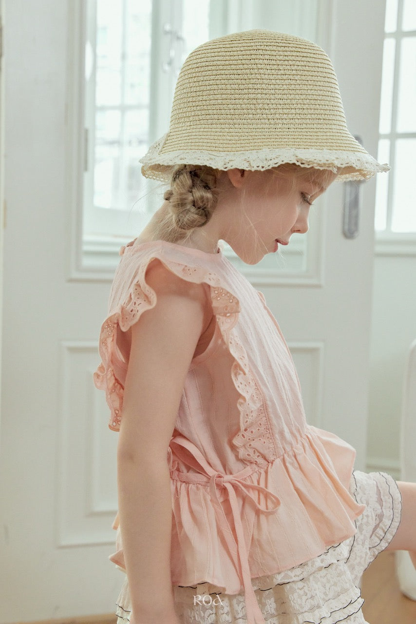 韓國童裝 26夏| RO18 Shabang Wing Blouse (90-120cm)