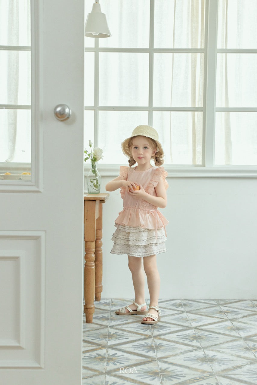 韓國童裝 26夏| RO18 Shabang Wing Blouse (90-120cm)