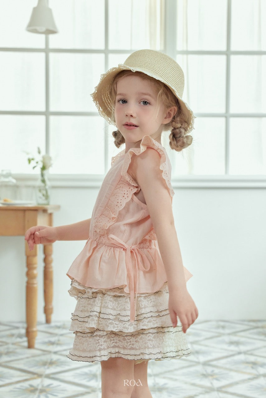 韓國童裝 26夏| RO18 Shabang Wing Blouse (90-120cm)