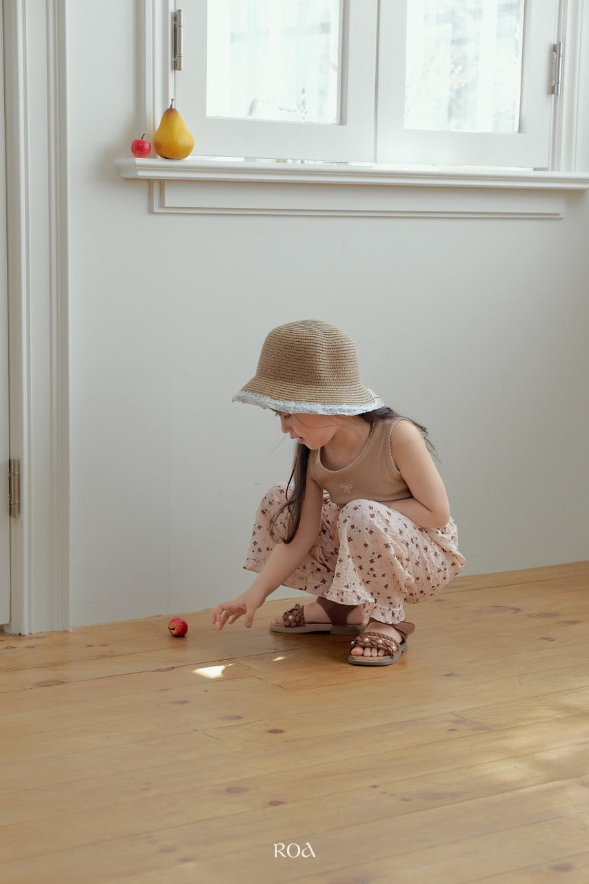 韓國童裝 26夏| RO32 Vintage Bloom Pants (90-120cm)