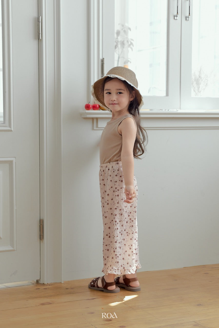 韓國童裝 26夏| RO32 Vintage Bloom Pants (90-120cm)