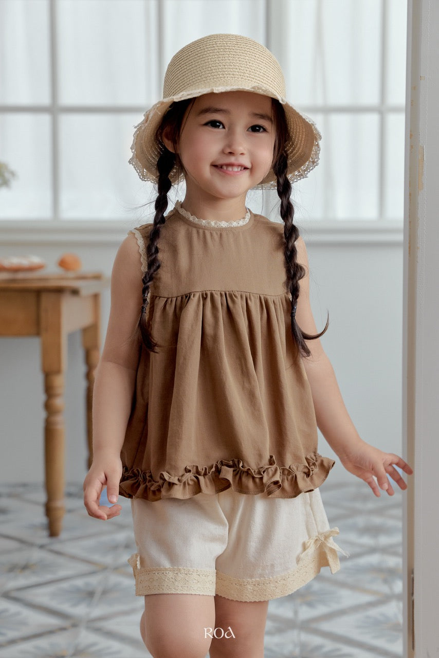 韓國童裝 26夏| RO31 Milk Slit Pants (90-120cm)