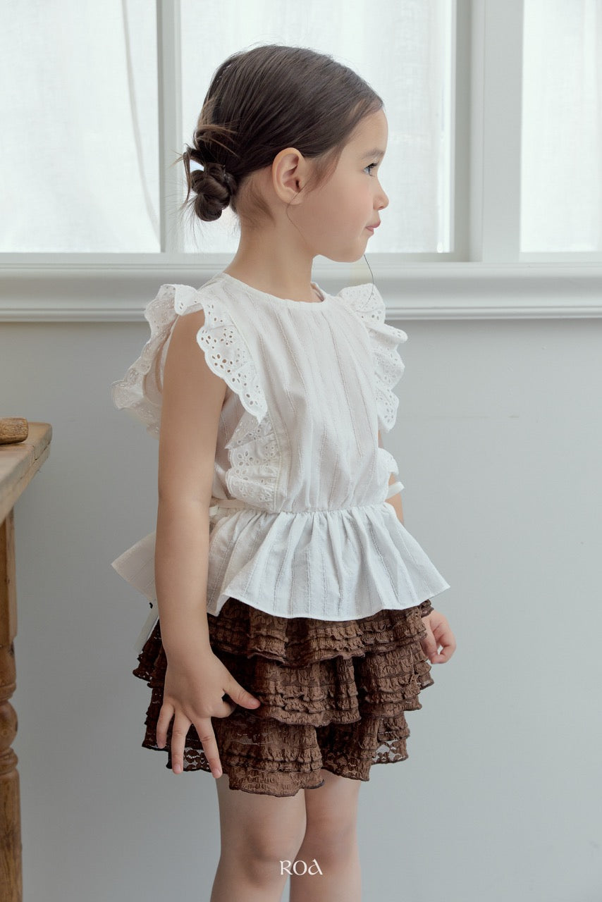 韓國童裝 26夏| RO18 Shabang Wing Blouse (90-120cm)