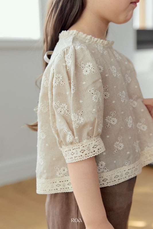韓國童裝 26夏| RO14 Madeleine Blouse (90-120cm)