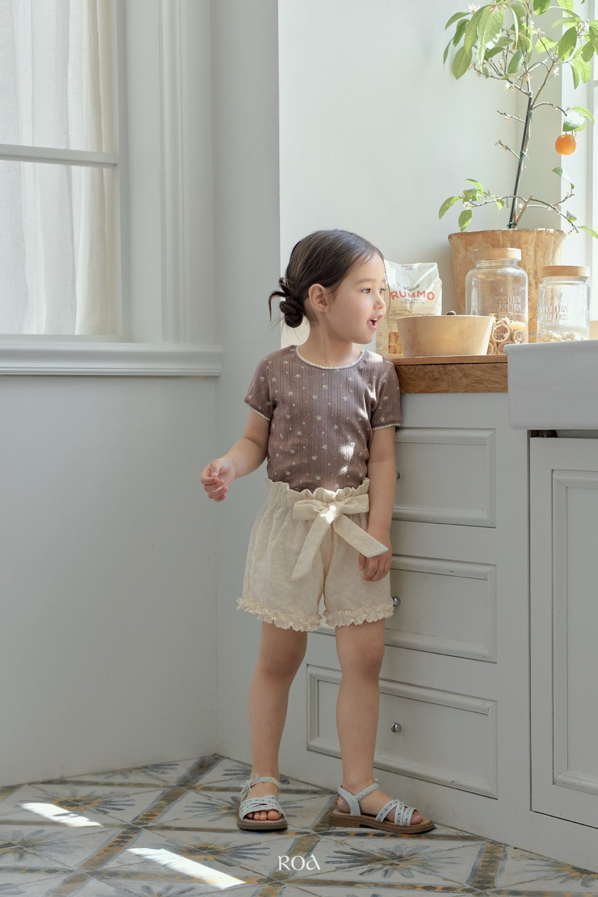 韓國童裝 26夏| RO24 Pin Coat Short Sleeve T-shirt (90-120cm)