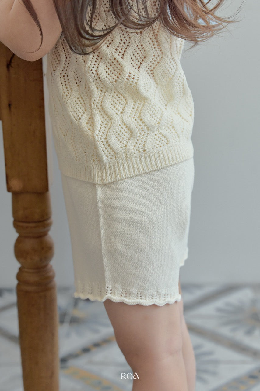 韓國童裝 26夏| RO06 Pony Knit Shorts Set (90-120cm)