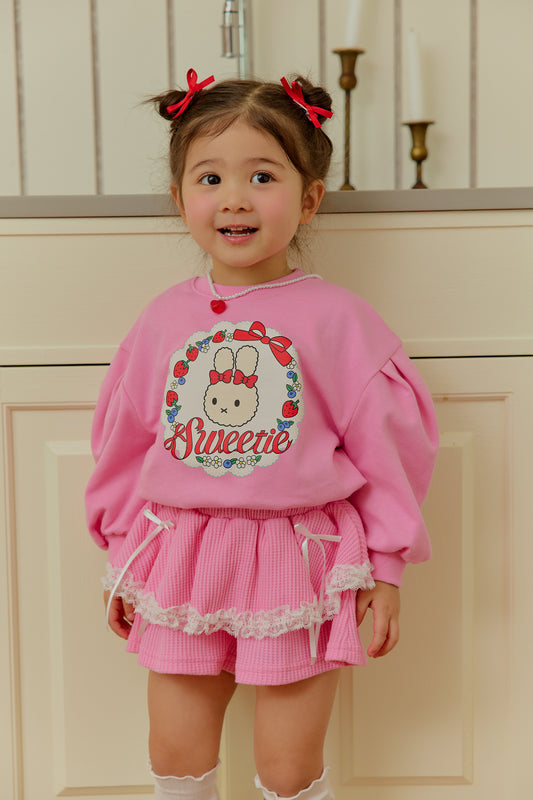 韓國童裝 26春 | SE18 蕾絲裙褲 (90~130cm)