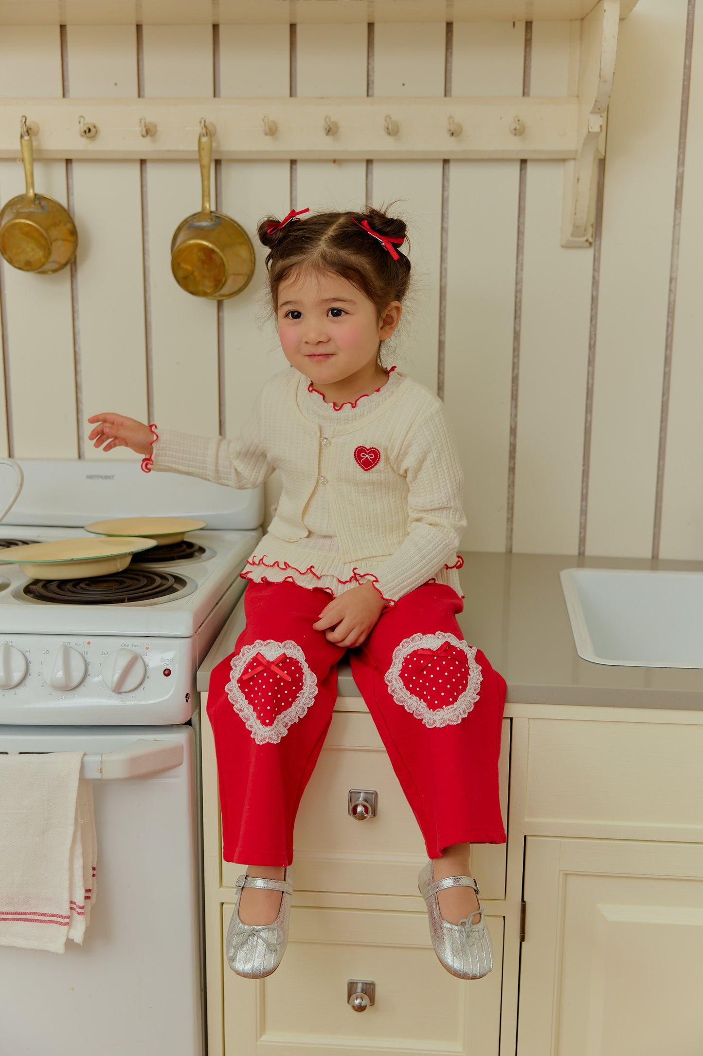 韓國童裝 26春 | SE30 圓點心褲 (90~130cm)