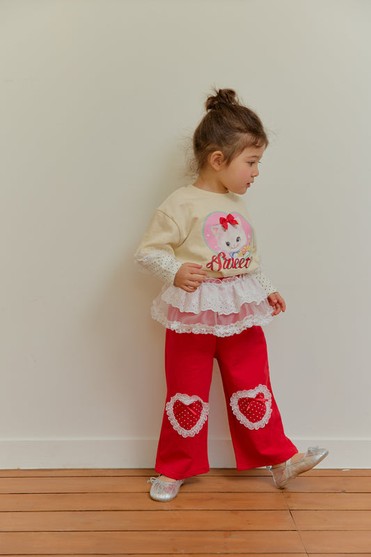 韓國童裝 26春 | SE30 圓點心褲 (90~130cm)