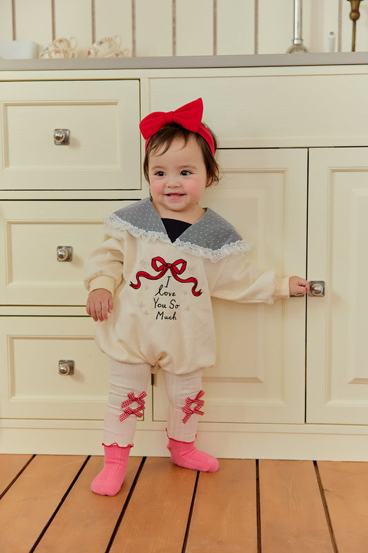 韓國童裝 26春 | SE15 水手領包屁衣 (70~90cm)