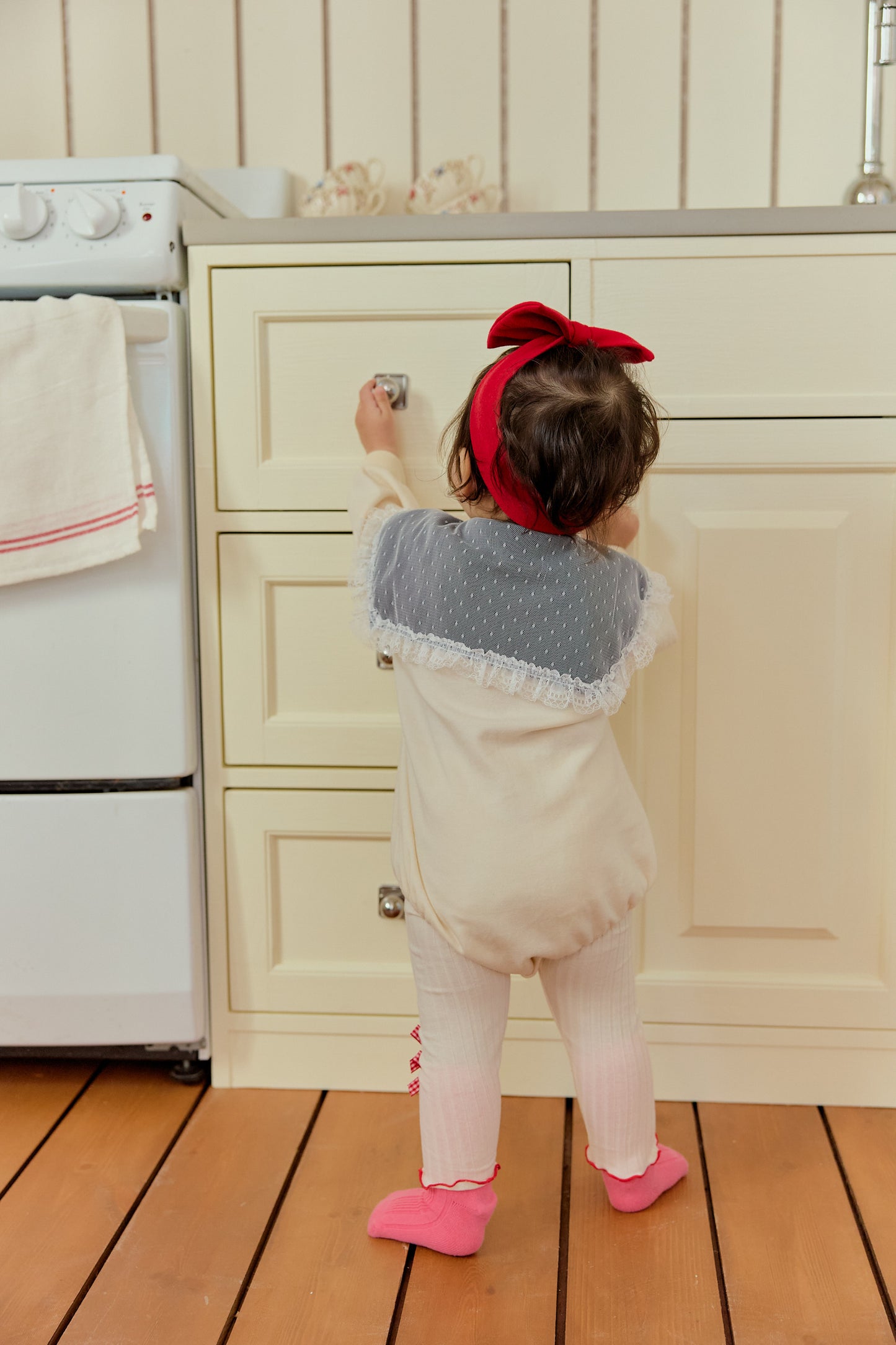 韓國童裝 26春 | SE15 水手領包屁衣 (70~90cm)