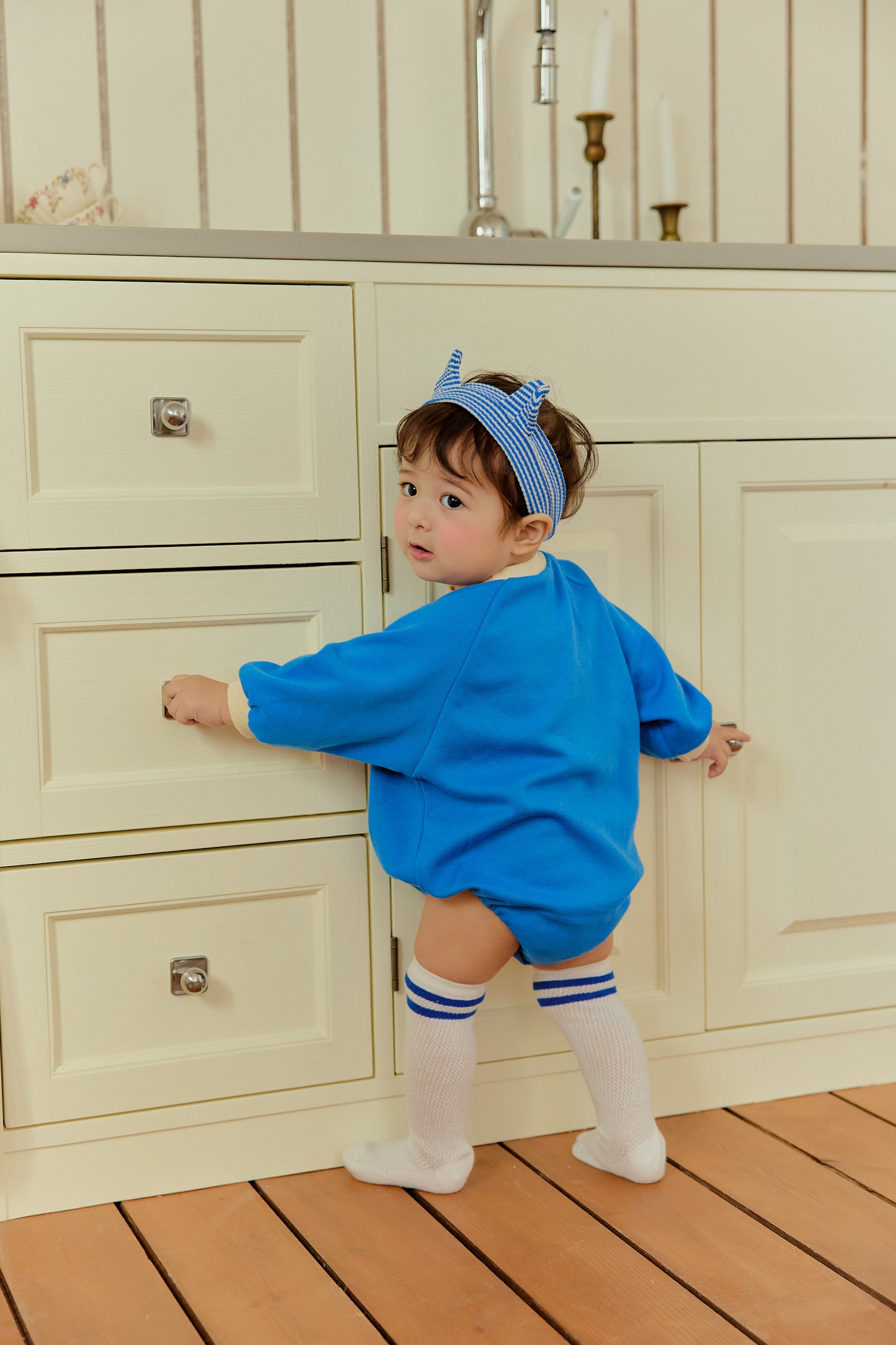 韓國童裝 26春 | SE04 小雞Baby  Suit 連髮套裝 (70~90cm)