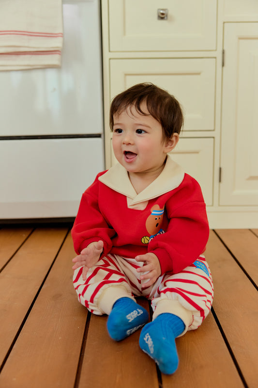 韓國童裝 26春 | SE16 間條套裝 (70~100cm)