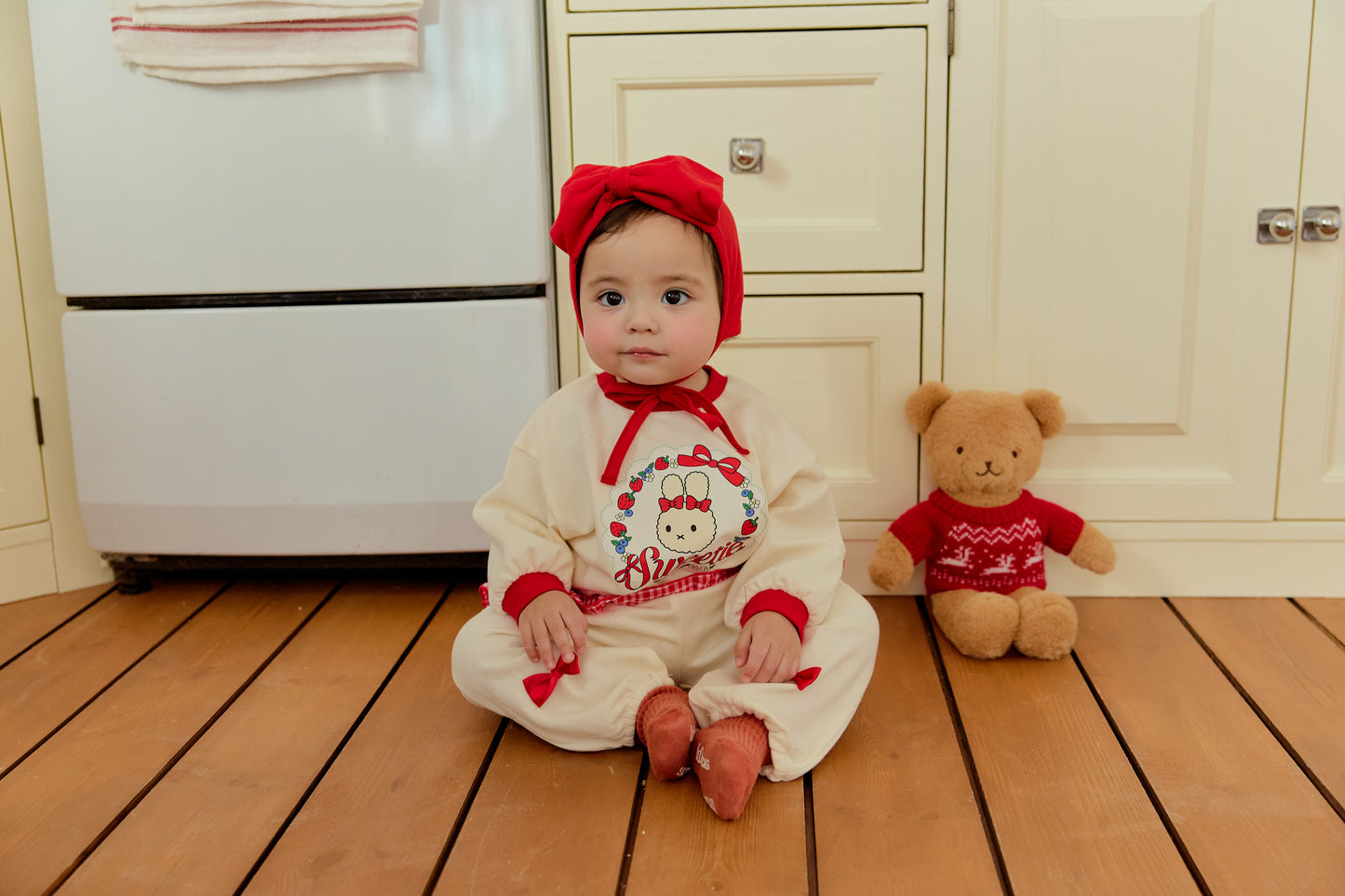 韓國童裝 26春 | SE13 蝴蝶結帽 (Free Size)