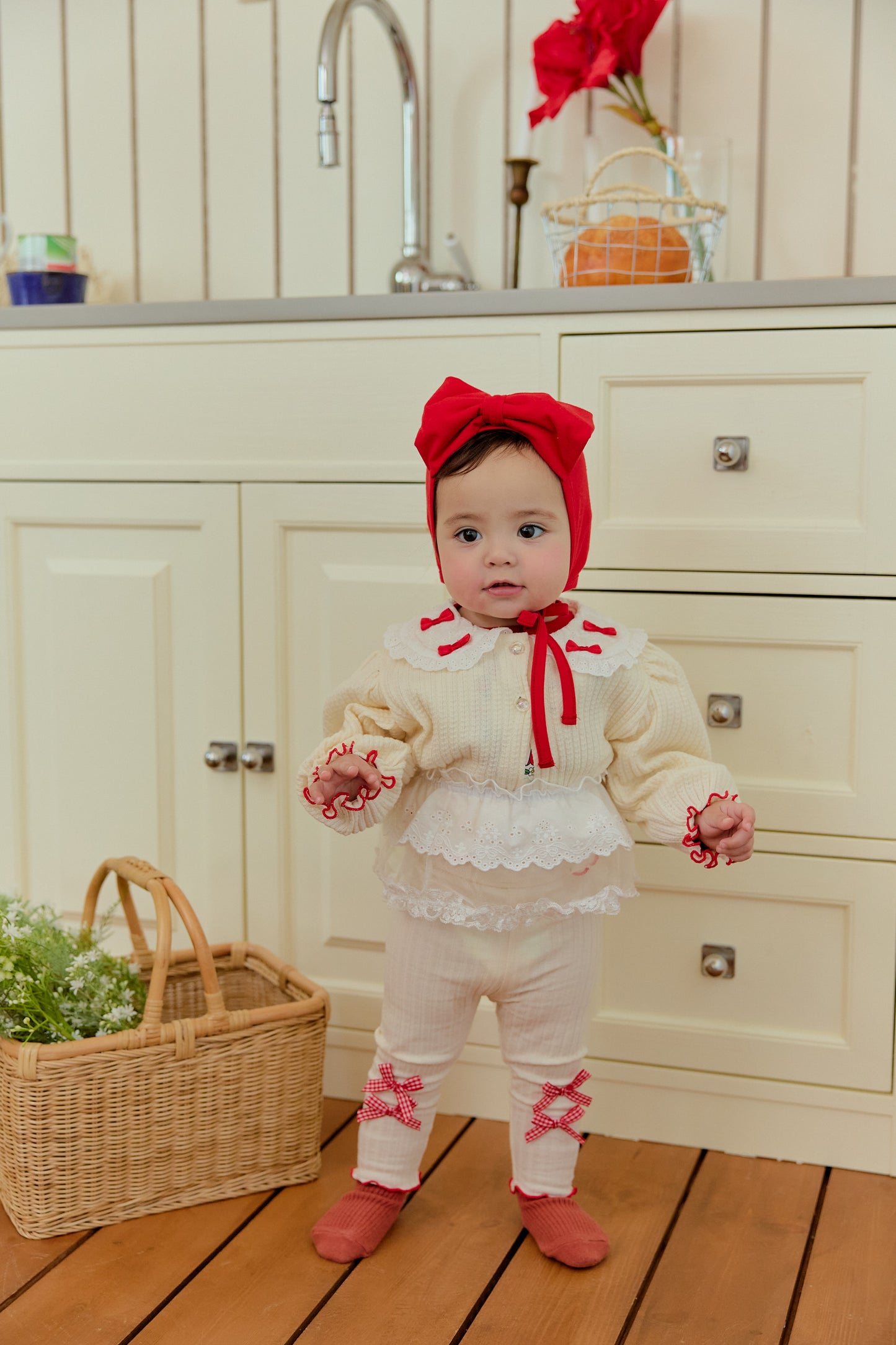 韓國童裝 26春 | SE01 小翻領針織外套 (70~90cm)